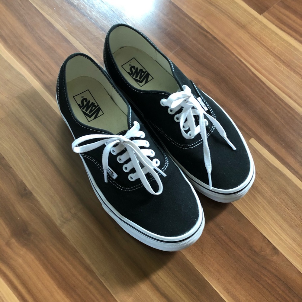 Vans black shoes